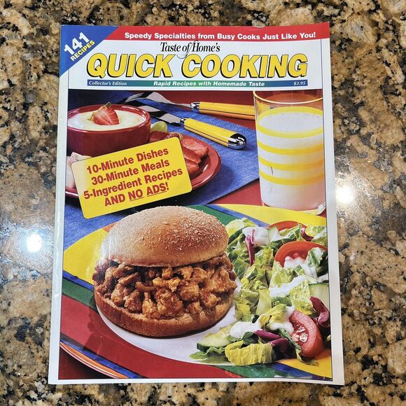 Taste of Homes Quick Cooking Magazine Collectors Edition Recipes - Picture 1 of 5